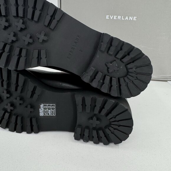 Everlane The Lug Chelsea Boot in Black size 8 Women's Leather Ankle Chunky Sole - Picture 14 of 16